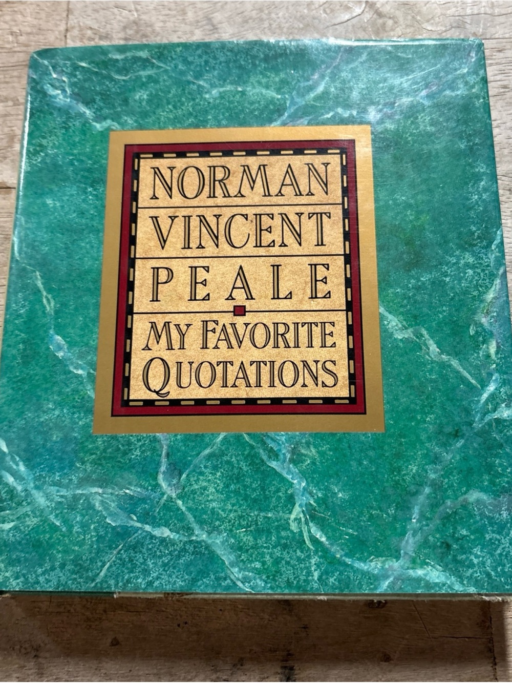 My Favorite Quotations - Hardcover By Peale, Norman Vincent - GOOD